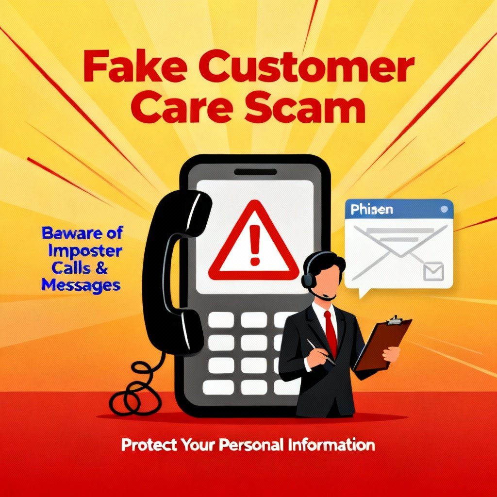 Fake customer care scam